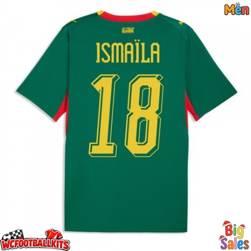 Senegal Ismaila Sarr #18 Replica Away Stadium Shirt World Cup 2026 Short Sleeve